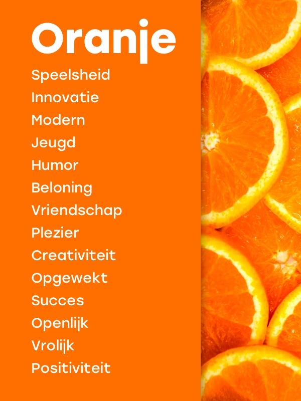 Betekenis kleur oranje marketing