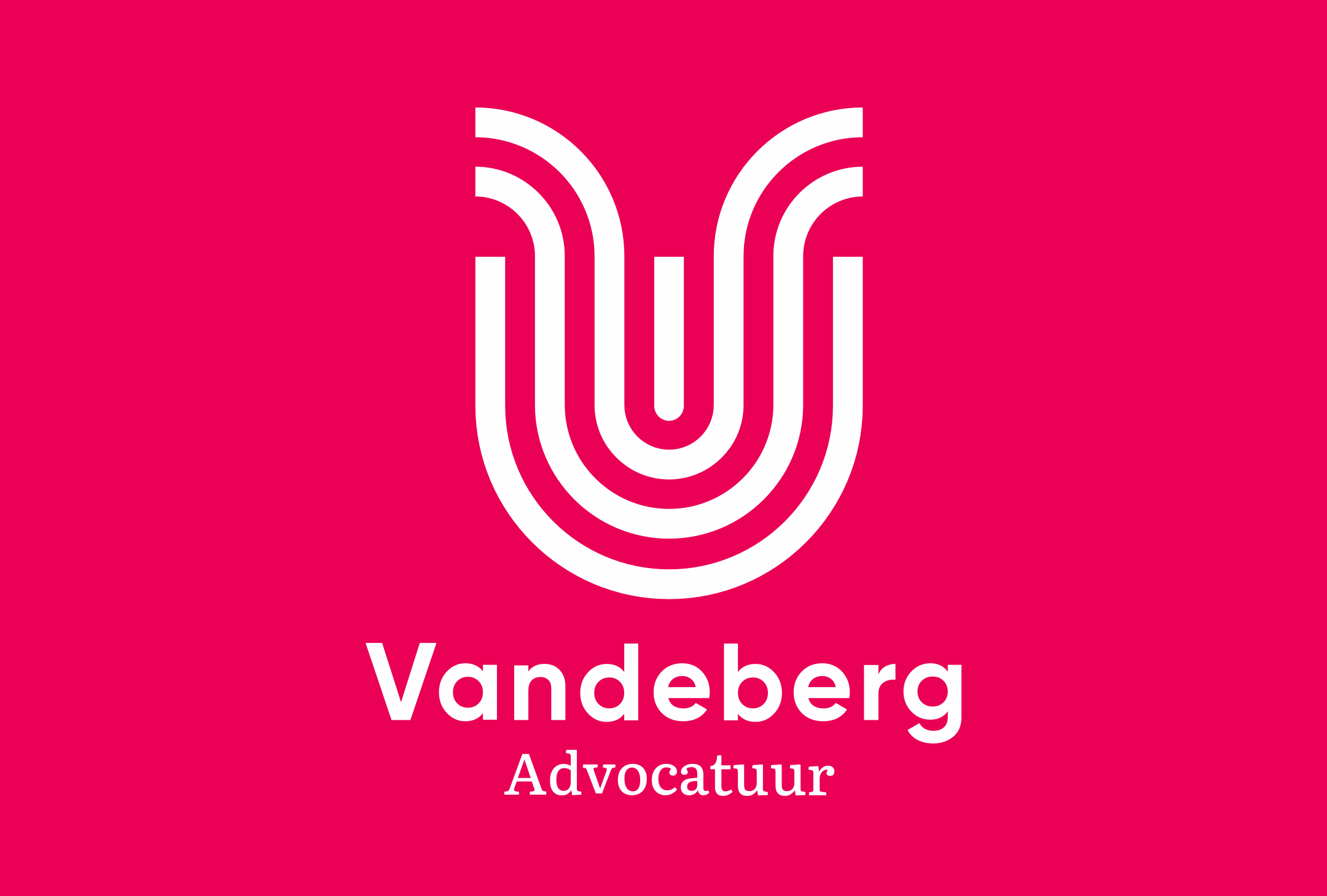 Vandeberg advocatuur logo design